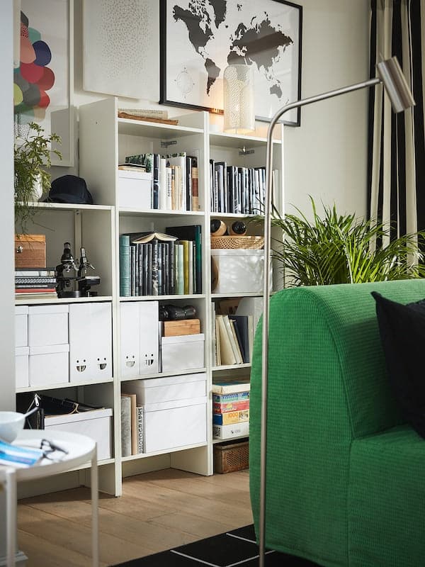 Ikea BAGGEBO - Bookcase, white, 50x25x160 cm