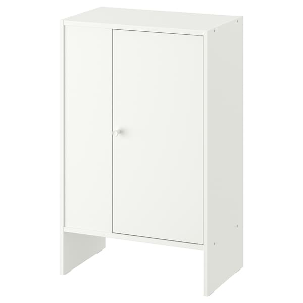BAGGEBO - Cabinet with door, white, 50x30x80 cm - best price from Maltashopper.com 60481204