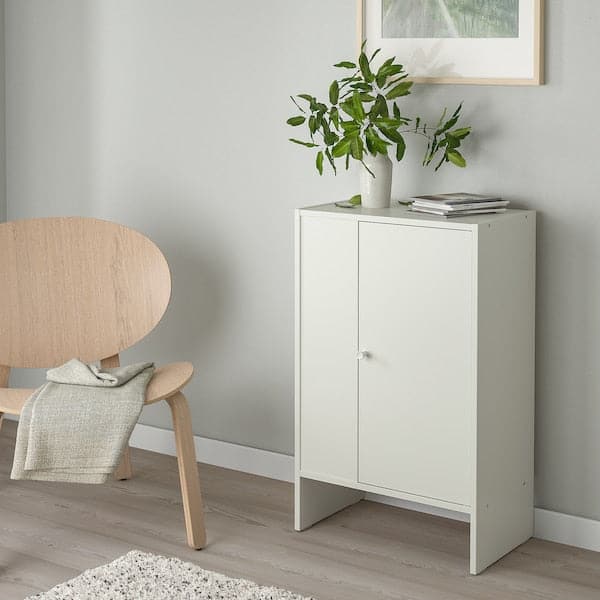 BAGGEBO - Cabinet with door, white, 50x30x80 cm - best price from Maltashopper.com 60481204