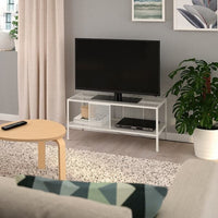 BAGGEBO TV cabinet - metal/white 90x35x40 cm - best price from Maltashopper.com 80434565