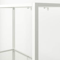 BAGGEBO - Shelving unit, metal/white, 60x25x116 cm - best price from Maltashopper.com 50481172
