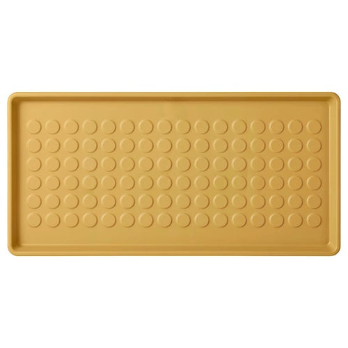 BAGGMUCK - Shoe mat, in/outdoor/dark yellow, 71x35 cm
