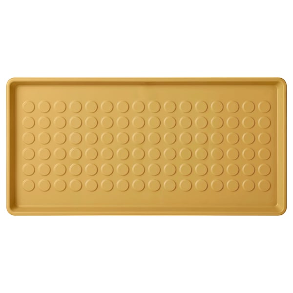 BAGGMUCK - Shoe mat, in/outdoor/dark yellow, 71x35 cm