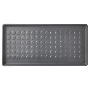 Ikea BAGGMUCK - Shoe mat, in/outdoor/grey, 71x35 cm