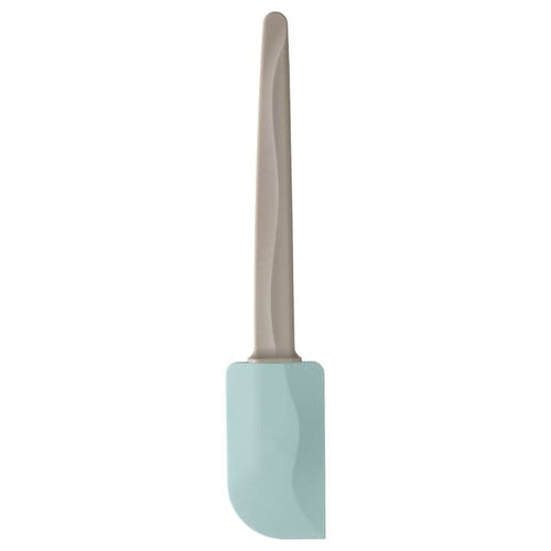 BAKGLAD - Rubber spatula, beige/blue, 26 cm