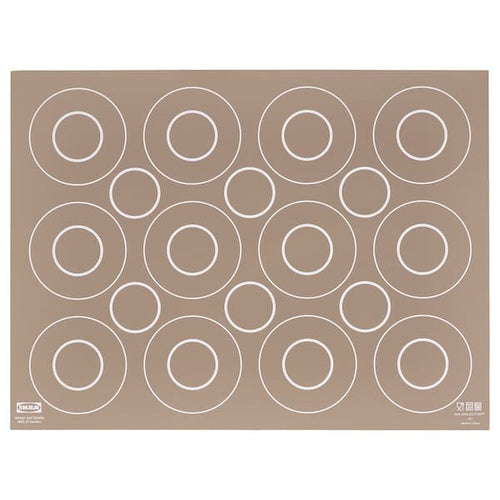 BAKTRADITION - Baking mat, beige, 41x31 cm