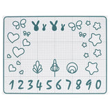 BAKTRADITION baking mat, white/turquoise, 61x46 cm