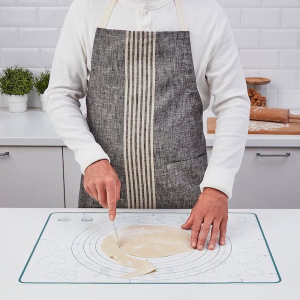 Ikea BAKTRADITION - Baking mat, white/turquoise, 61x46 cm