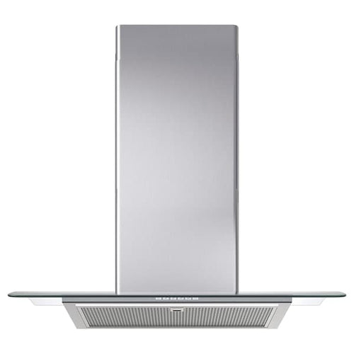 BALANSERAD Hood to be fixed to the wall - stainless steel/glass 80 cm , 80 cm