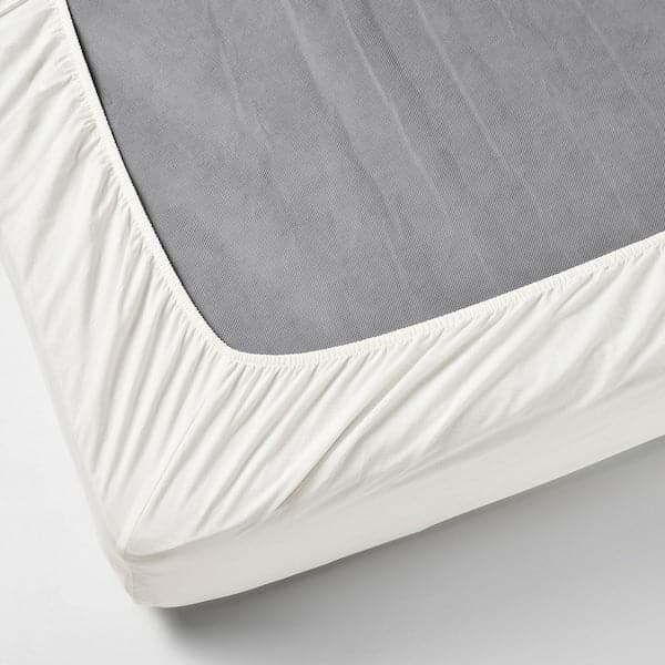 BALSAMPOPPEL - Sheet with corners, white, , 90x200 cm - best price from Maltashopper.com 30557554
