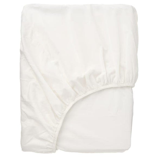 Ikea BALSAMPOPPEL - Sheet with corners, white, , 80x200 cm