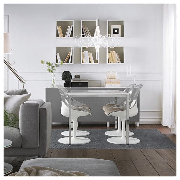 BALTSAR Swivel chair, white , - best price from Maltashopper.com 10511538
