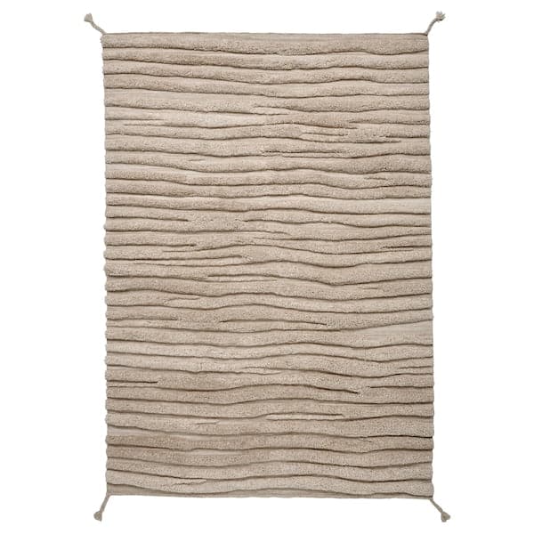 BANKKONTOR - Rug, high pile, beige/handmade, 170x240 cm - best price from Maltashopper.com 10551077