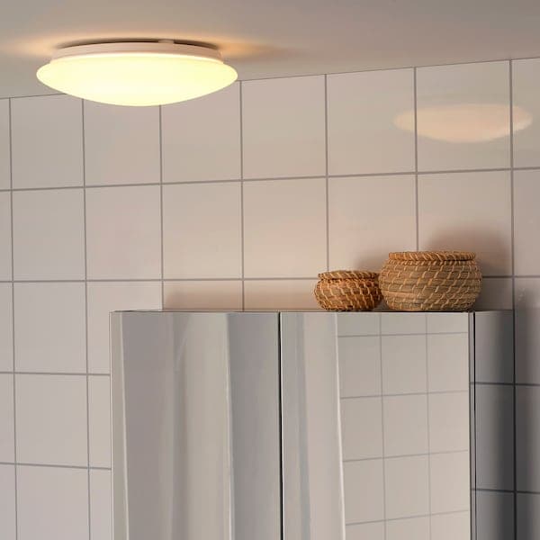Ikea BARLAST - LED ceiling / wall light, white,25 cm ,