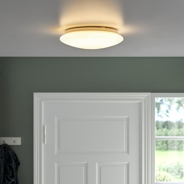 Ikea BARLAST - LED ceiling / wall light, white,25 cm ,