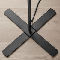 BARLAST Floor lamp - black/white 150 cm - best price from Maltashopper.com 10430368