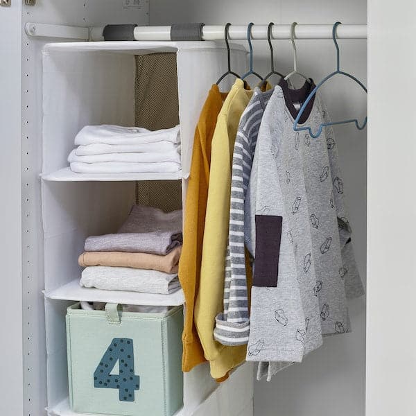 BARNDRÖM - Children's coat-hanger, blue green/grey - best price from Maltashopper.com 10560604