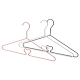 BARNDRÖM children's coat-hanger, pink white/grey, 32 cm, 3 pack