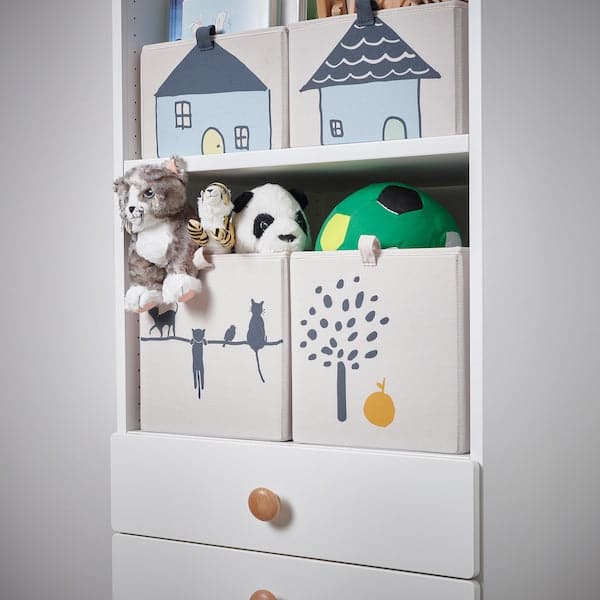 BARNDRÖM - Box, beige, 26x37x17 cm - best price from Maltashopper.com 20560613