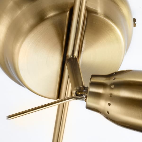 Ikea BAROMETER - Ceiling track, 5-spots, brass-colour