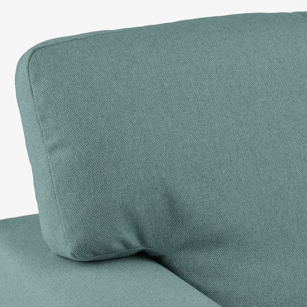Ikea BÅRSLÖV - 3-seater sofa bed/chaise-longue, Tibbleby light grey-turquoise