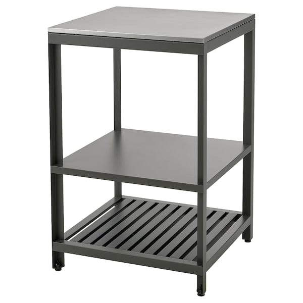 BÅTSKÄR - Open kitchen element, outdoor/dark grey,60x60 cm - best price from Maltashopper.com 40553391