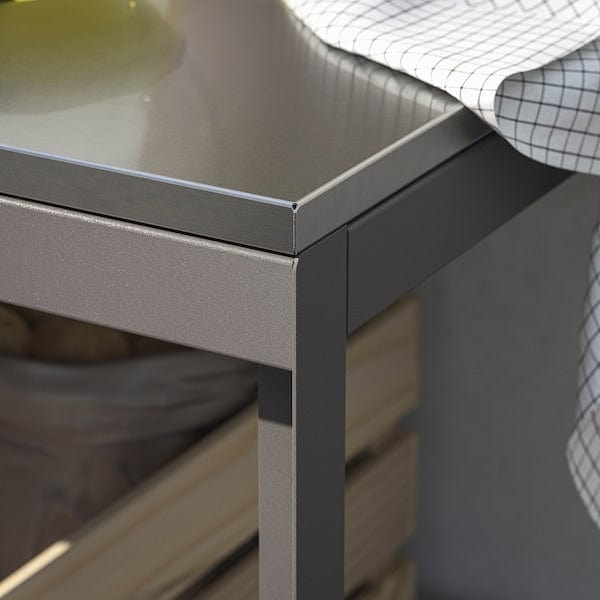 Ikea BÅTSKÄR - Open kitchen element, outdoor/dark grey,60x60 cm