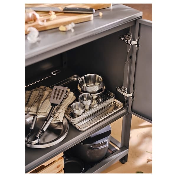 Ikea BÅTSKÄR - Unit for sink, outdoor/dark grey, 120x60 cm