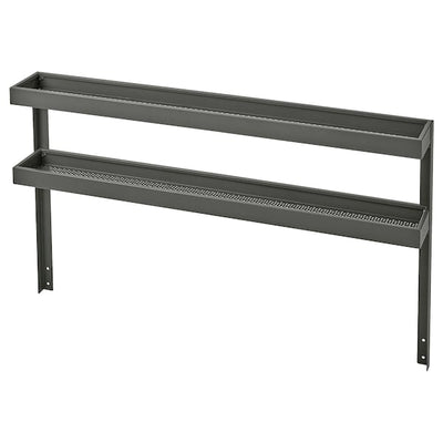 BÅTSKÄR - Additional element with shelves, outdoor/dark grey,120x70 cm - best price from Maltashopper.com 70553399
