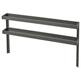 BÅTSKÄR add-on unit with shelves, outdoor/dark grey, 120x70 cm