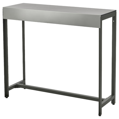BÅTSKÄR - Bar table, outdoor/dark grey,120x40 cm - best price from Maltashopper.com 30553396