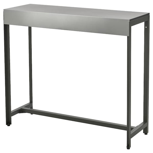 Ikea BÅTSKÄR - Bar table, outdoor/dark grey,120x40 cm