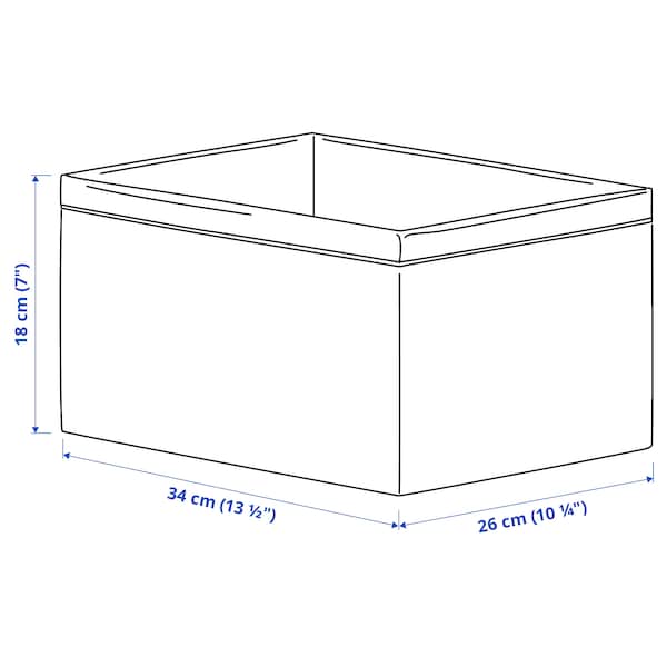 Ikea BAXNA - Organiser, grey/white, 26x34x18 cm