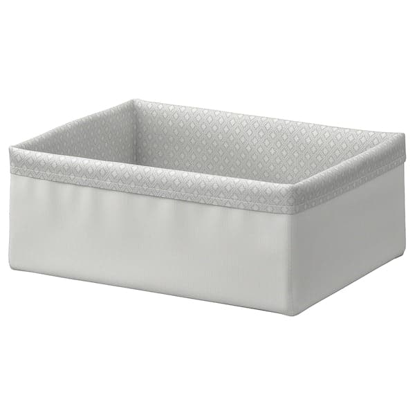 BAXNA - Organiser, grey/white, 20x26x10 cm - best price from Maltashopper.com 00474372