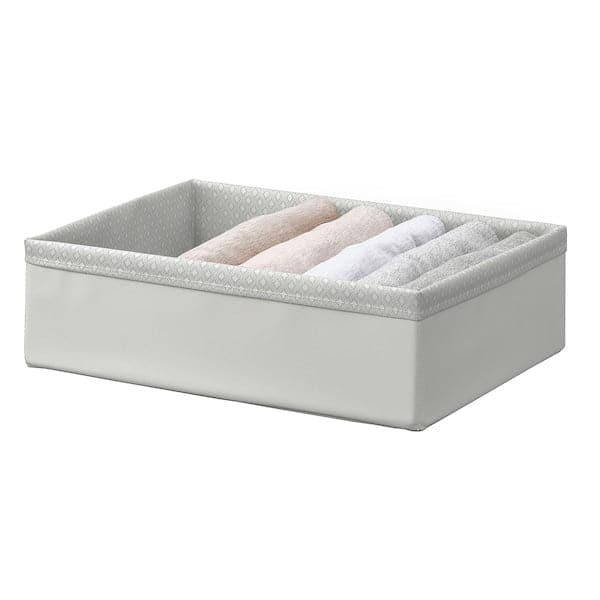 Ikea BAXNA - Organiser, grey/white, 26x34x10 cm