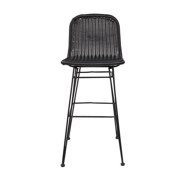 VIENNA Black bar chair H 106 x W 45 x D 59 cm - best price from Maltashopper.com CS667786