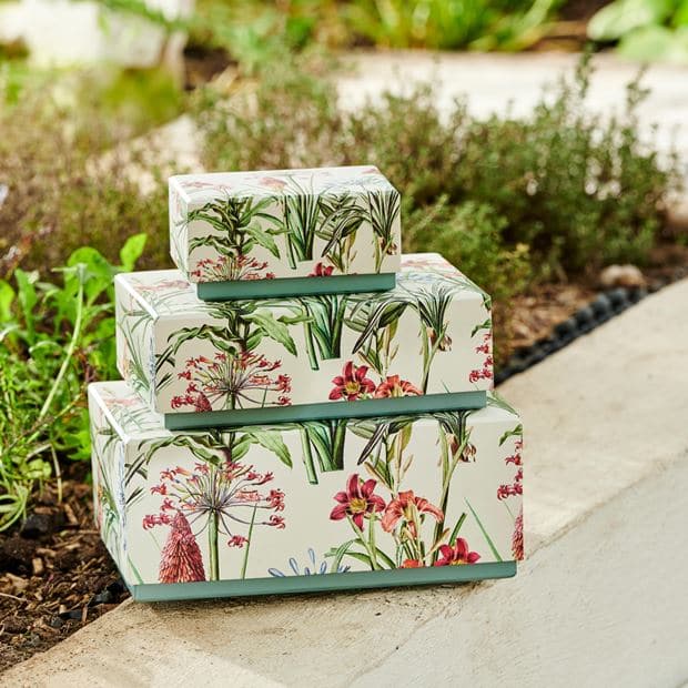 FLORES Multicolored box H 6 x W 21 x D 15 cm