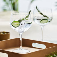 MIXOLOGY Transparent gin glass, Spanish Gim and Tonic, H 20.5 cm - Ø 11.9 cm - best price from Maltashopper.com CS613242