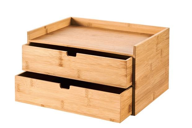 BAMBOO Storage unit with 2 drawers, 2 color variants - best price from Maltashopper.com CS664881