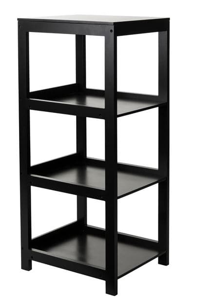 Casa BASIC Black shelf H 74 x W 28.5 x D 34 cm