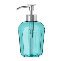 SVARTSJÖN Soap Dispenser - turquoise , - best price from Maltashopper.com 00455646