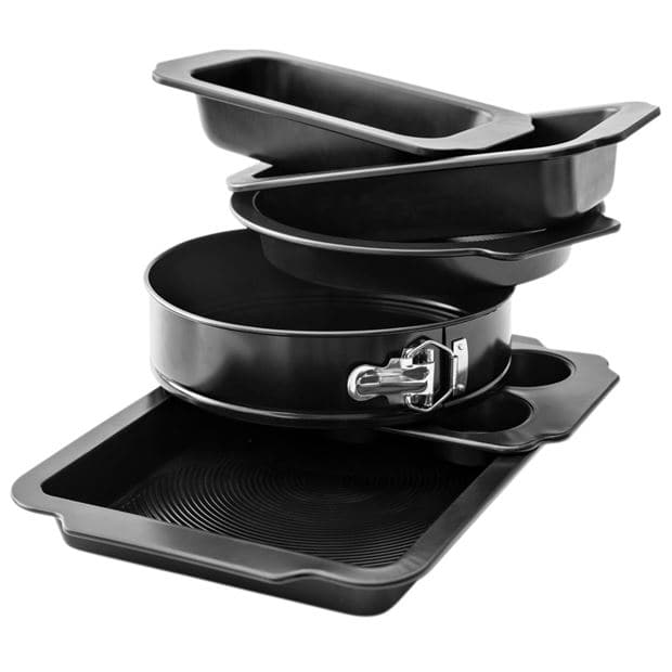 BAKERY Black muffin plate H 3.5 x W 30 x D 18 cm - best price from Maltashopper.com CS635705