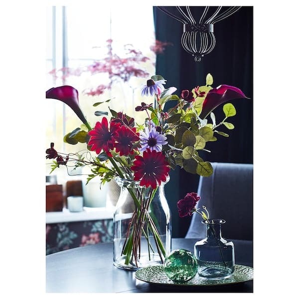 BEGÄRLIG - Vase, clear glass, 29 cm - best price from Maltashopper.com 30309781