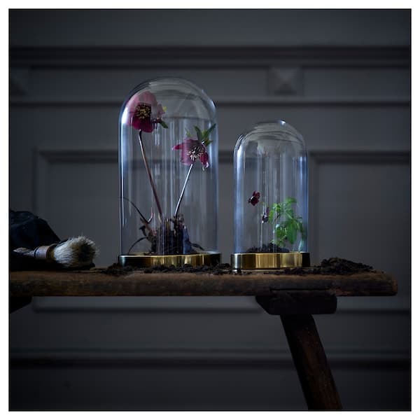 BEGÅVNING - Glass dome with base, 19 cm - best price from Maltashopper.com 70343938