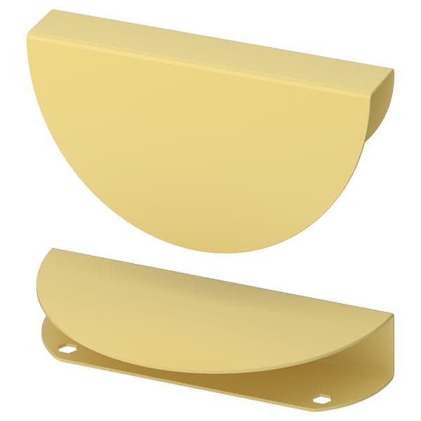 BEGRIPA - Handle, yellow/half-round, 130 mm - best price from Maltashopper.com 10540084