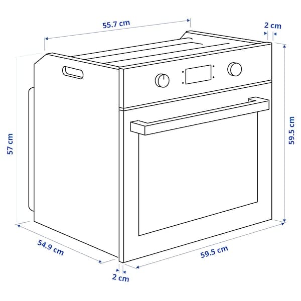 BEJUBLAD Heat-coated oven - white glass , - best price from Maltashopper.com 60411664