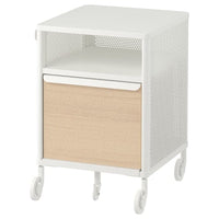 BEKANT - Storage unit with smart lock, mesh white, 41x61 cm - best price from Maltashopper.com 69286806