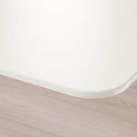 BEKANT - Corner desk left, white, 160x110 cm - best price from Maltashopper.com 49006406