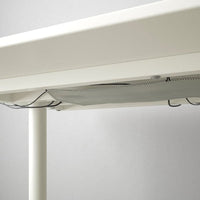 BEKANT - Desk, white, 140x60 cm - best price from Maltashopper.com 39006355