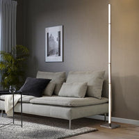 BEKNIP - LED floor lamp, nickel-plated adjustable light intensity , - best price from Maltashopper.com 20503222